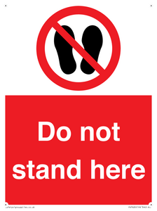 Do not stand here